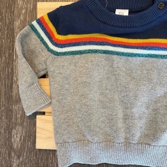Gap stripes sweater. 0-3 Months - Picture 3 of 7
